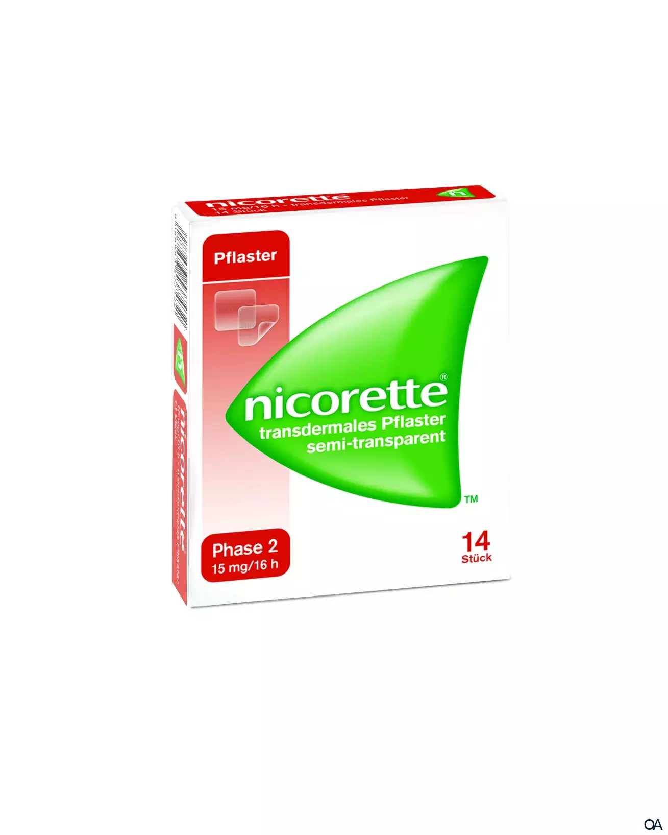 Nicorette 15 mg/16 h – transdermales Pflaster Nicorette 15 mg/16 h – transdermales Pflaster