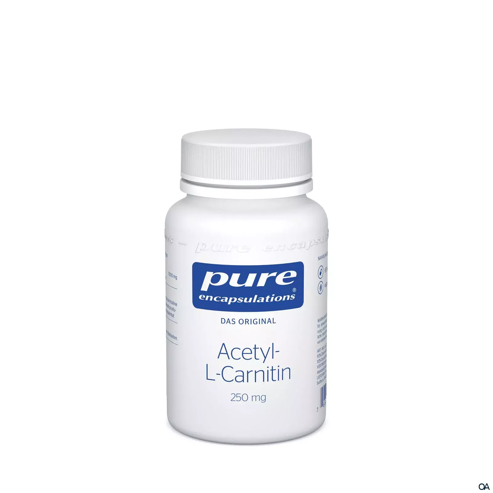 pure encapsulations® Acetyl-L-Carnitin 250 mg