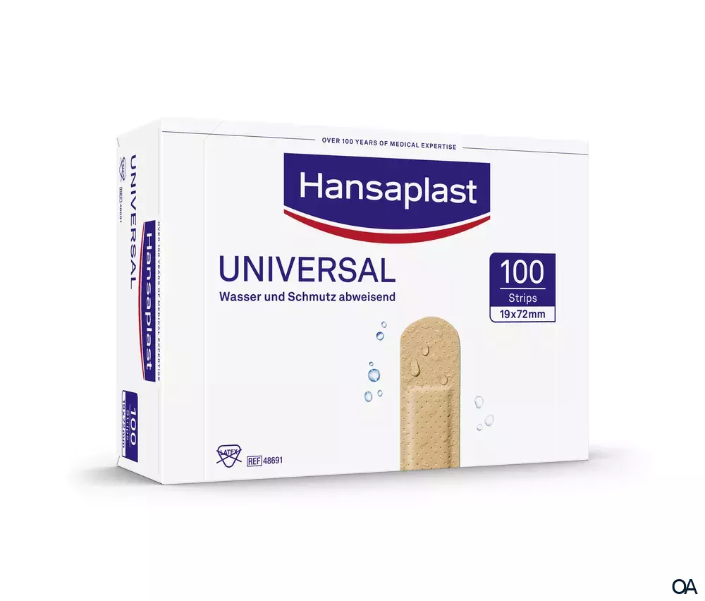 Hansaplast Universal Strips Großpackung 1,9 x 7,2cm Hansaplast Universal Strips Großpackung 1,9 x 7,2cm
