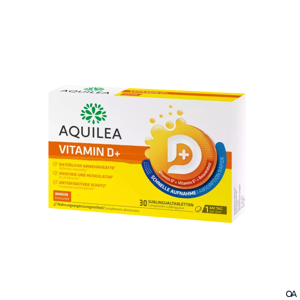 Aquilea Vitamin D+ Sublingualtabletten Aquilea Vitamin D+ Sublingualtabletten