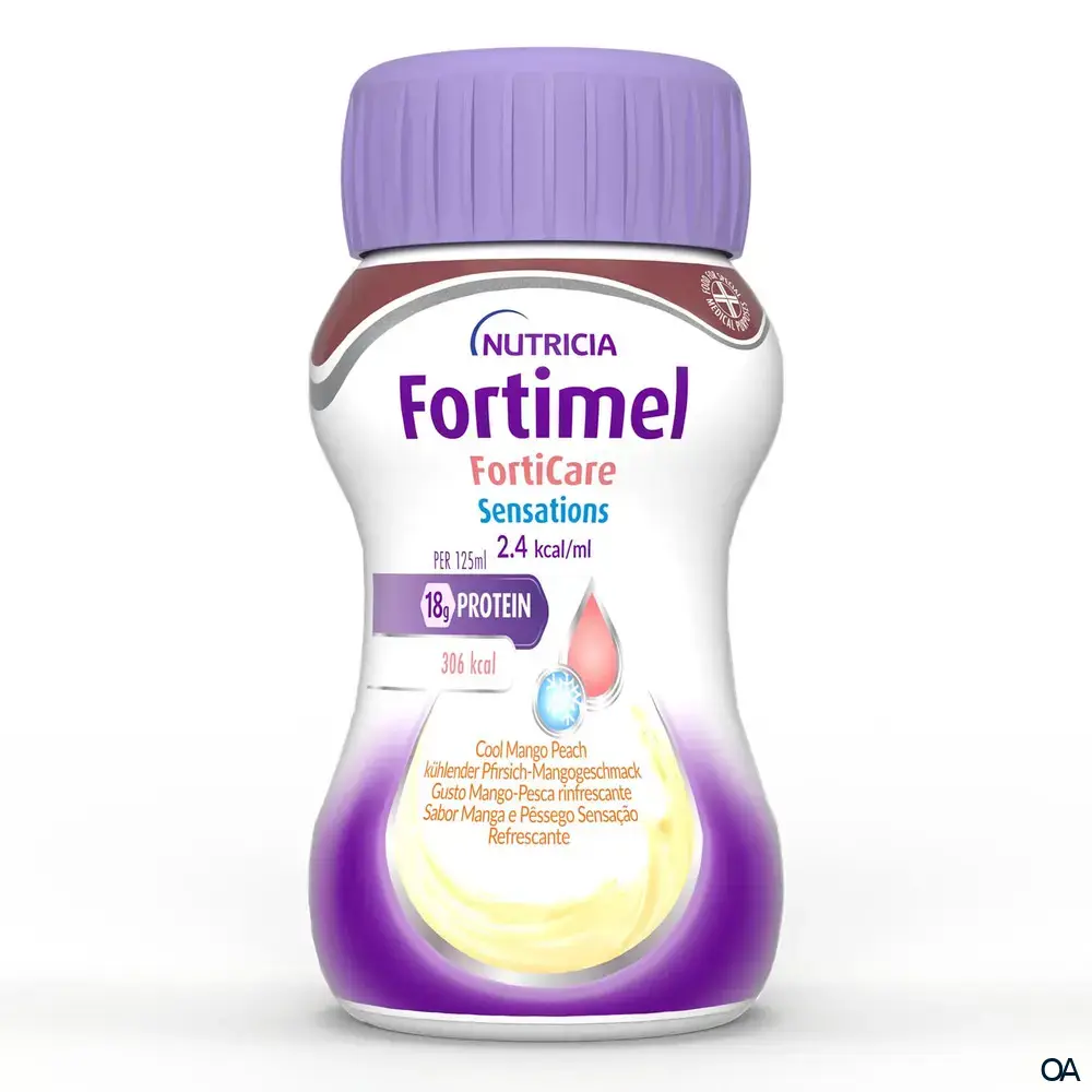 Nutricia Fortimel FortiCare 2.4 kcal kühlender Pfirsich-Mango 125 ml