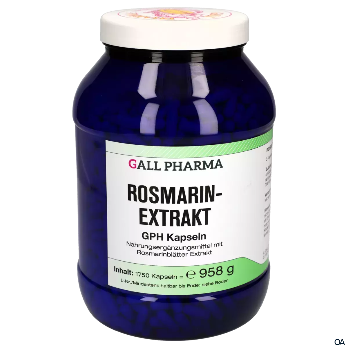 Gall Pharma Rosmarinextrakt Kapseln