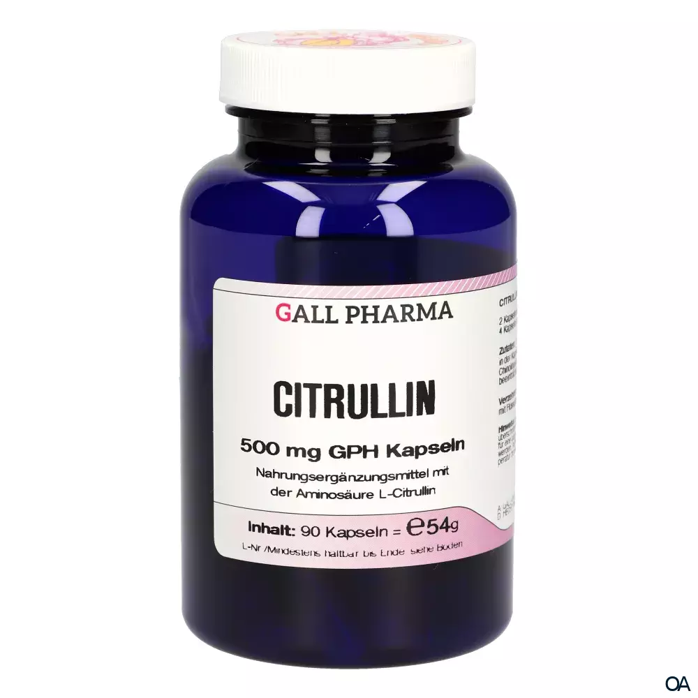 Gall Pharma Citrullin 500 mg Kapseln Gall Pharma Citrullin 500 mg Kapseln