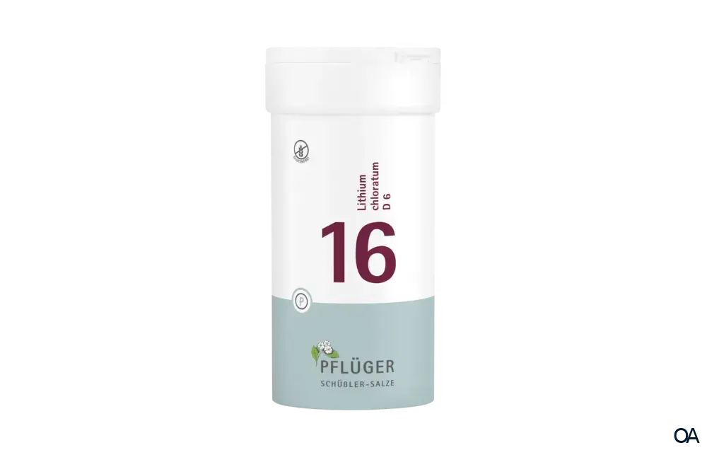 BIOCHEMIE PFLÜGER® Nr. 16 Lithium chloratum D 6 Tabletten