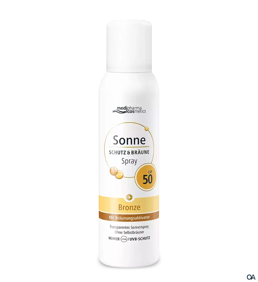 medipharma cosmetics Sonne Schutz & Bräune LSF 50 Bronze Aerosol-Spray