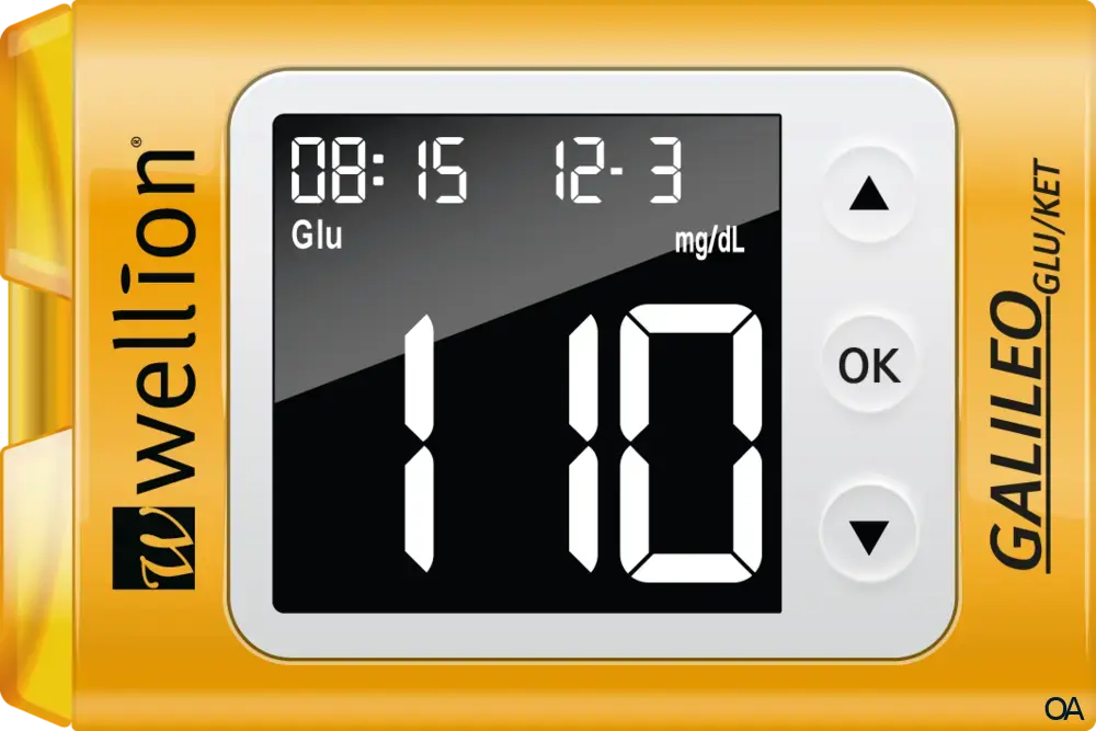 Wellion® GALILEO GLU/KET Blutzucker- & Keton-Messgerät Plus Set (mit Auswurftaste) Wellion® GALILEO GLU/KET Blutzucker- & Keton-Messgerät Plus Set (mit Auswurftaste)