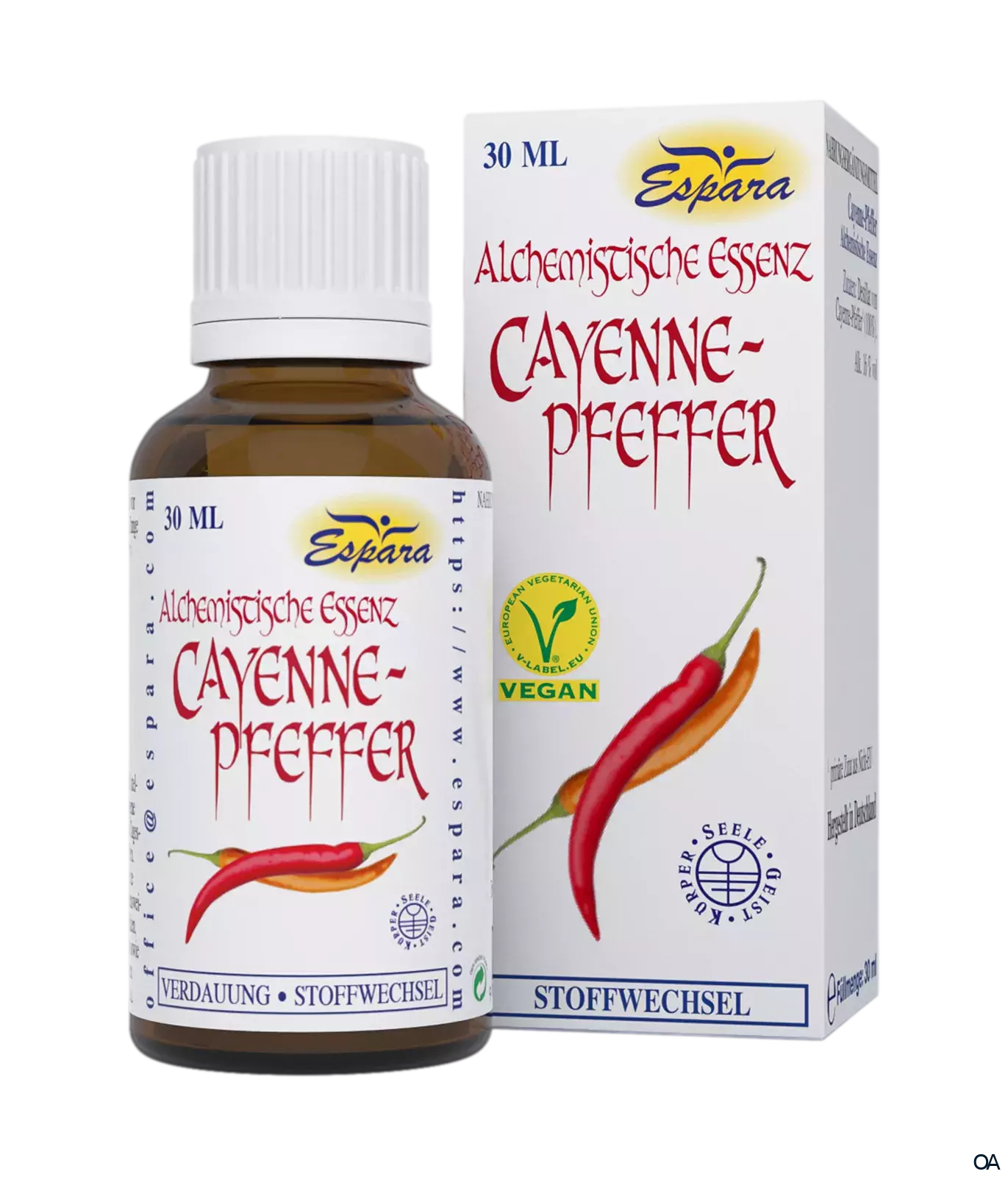 Espara Cayenne-Pfeffer Alchemistische Essenz - für Energie und innere Wärme