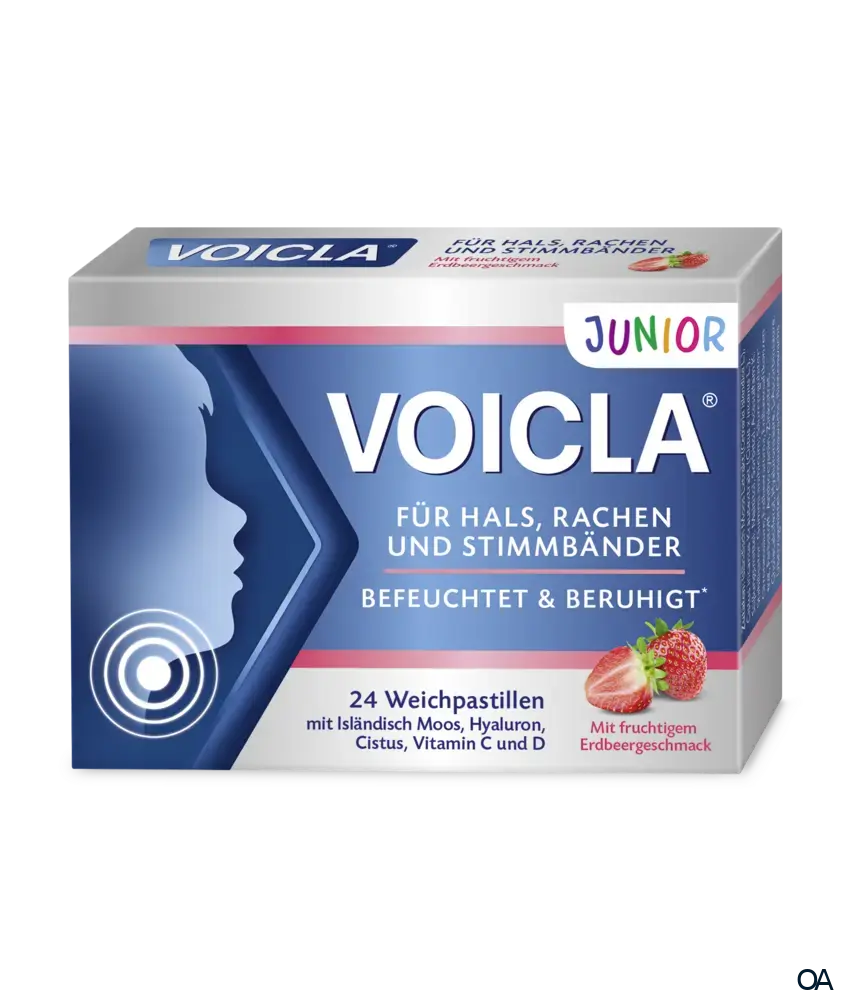 VOICLA® Junior Weichpastillen Erdbeergeschmack