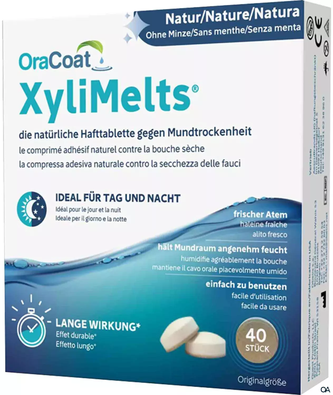 OraCoat XyliMelts Hafttabletten Natur (ohne Minze) OraCoat XyliMelts Hafttabletten Natur (ohne Minze)