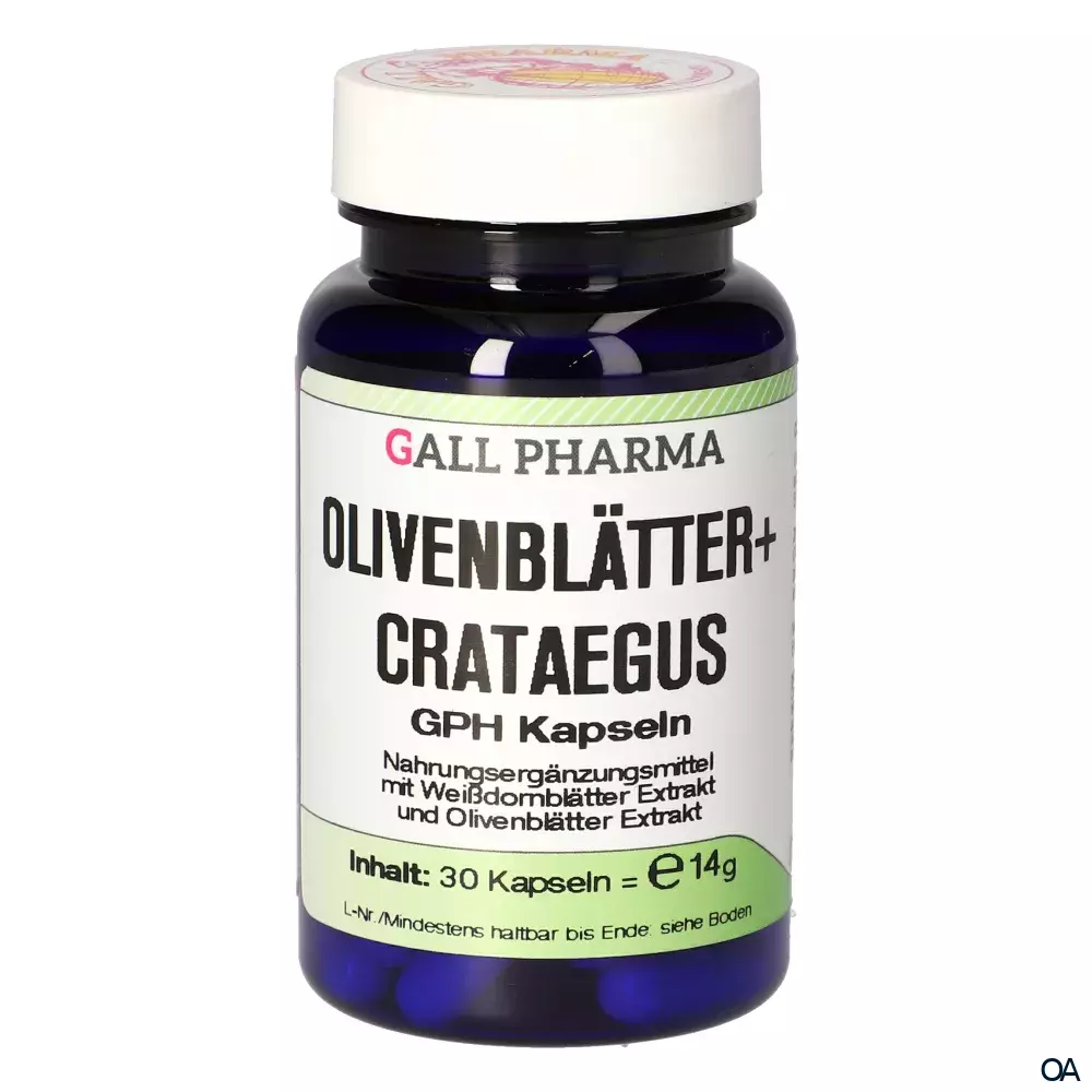 Gall Pharma Olivenblätter + Crataegus Kapseln Gall Pharma Olivenblätter + Crataegus Kapseln