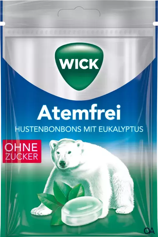 Wick Atemfrei Hustenbonbons mit Eukalyptus Wick Atemfrei Hustenbonbons mit Eukalyptus