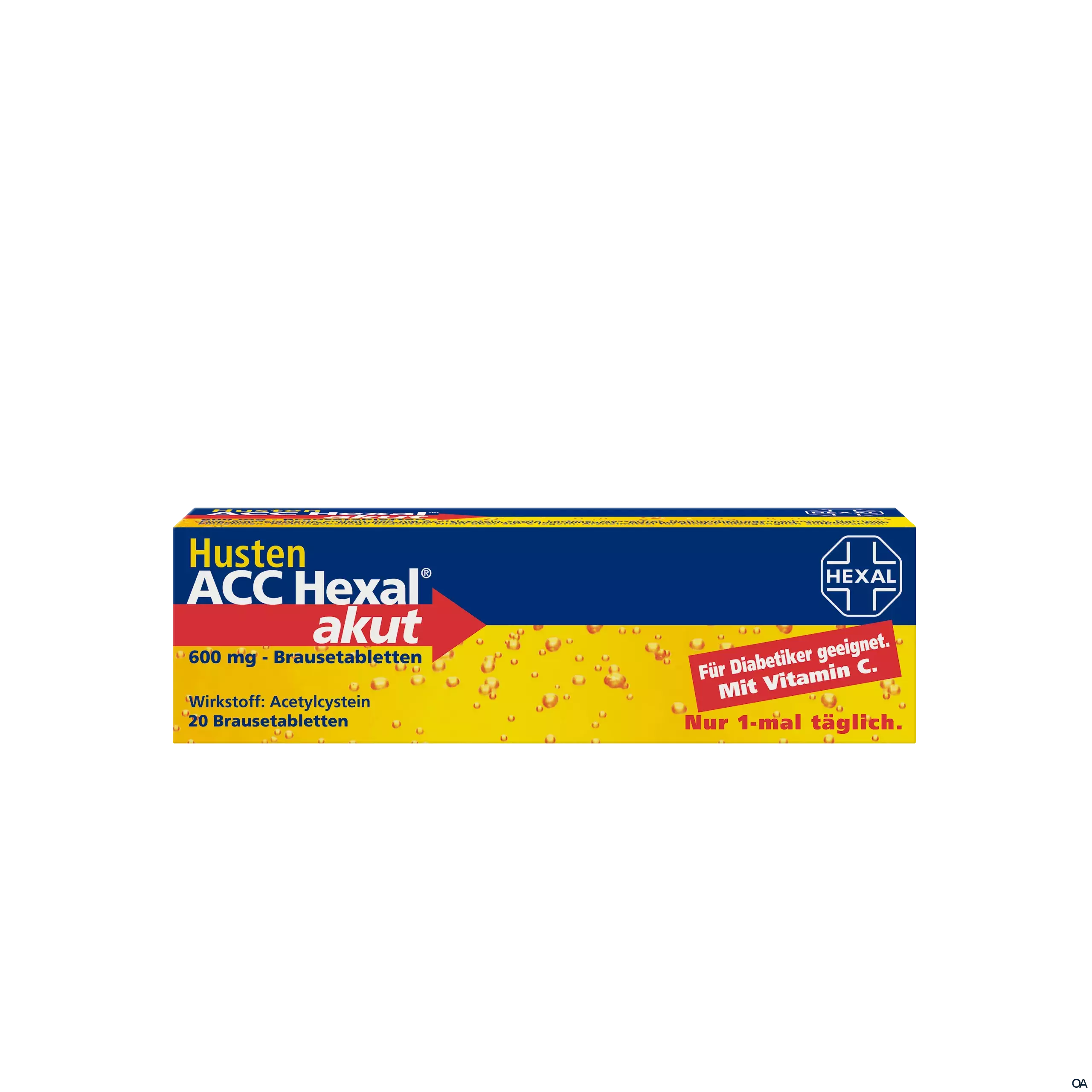 Husten ACC Hexal akut 600 mg Brausetabletten