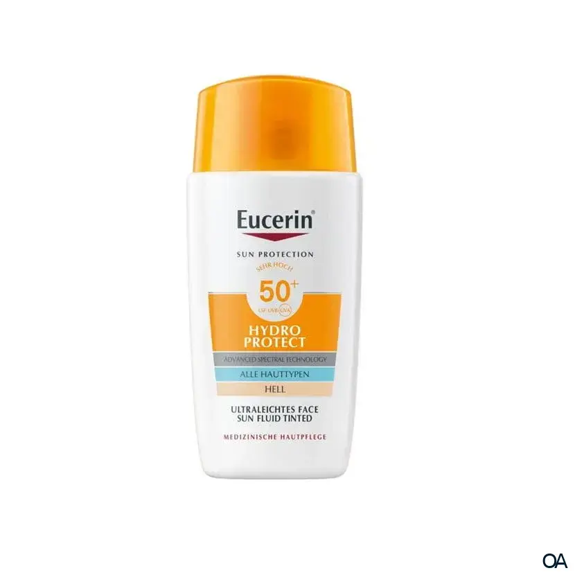 Eucerin Hydro Protect Ultraleichtes Sun Fluid Tinted LSF 50+ Hell