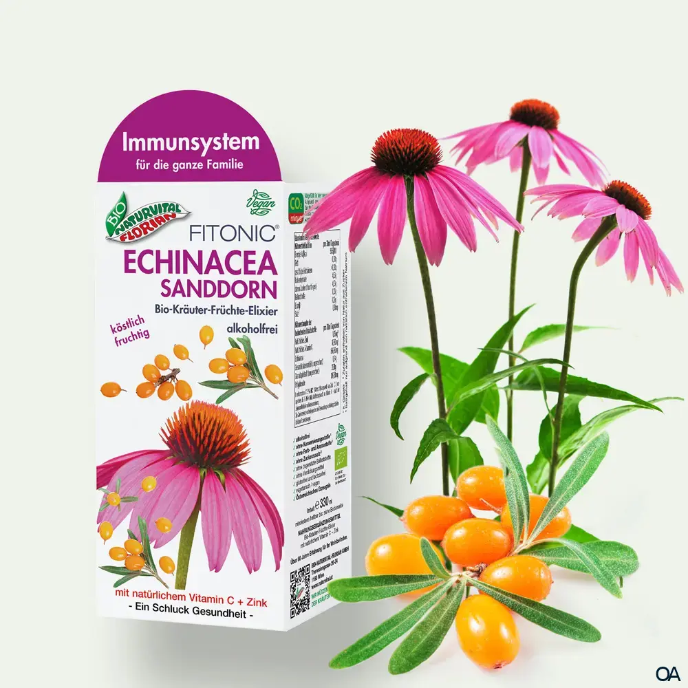 Bio Naturvital Florian Fitonic Echinacea Granatapfel Kräuter-Früchte-Elixier