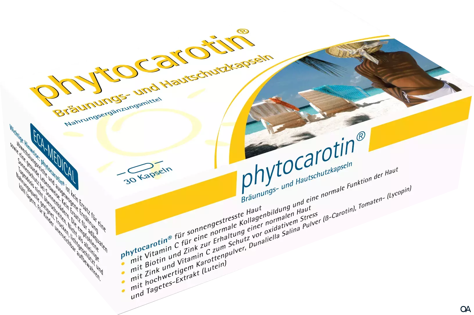 phytocarotin® Bräunungs- und Hautschutzkapseln phytocarotin® Bräunungs- und Hautschutzkapseln