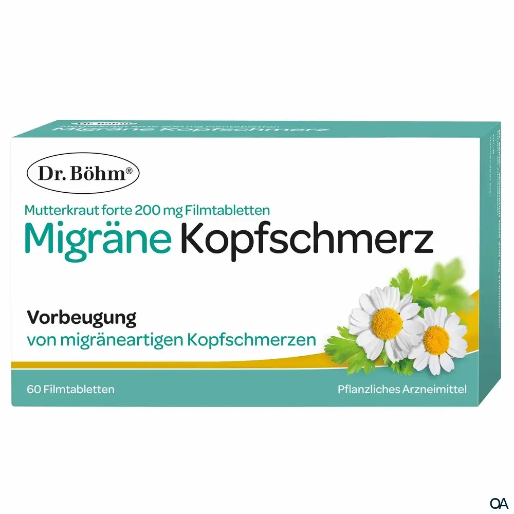 Dr. Böhm® Mutterkraut forte 200 mg Filmtabletten