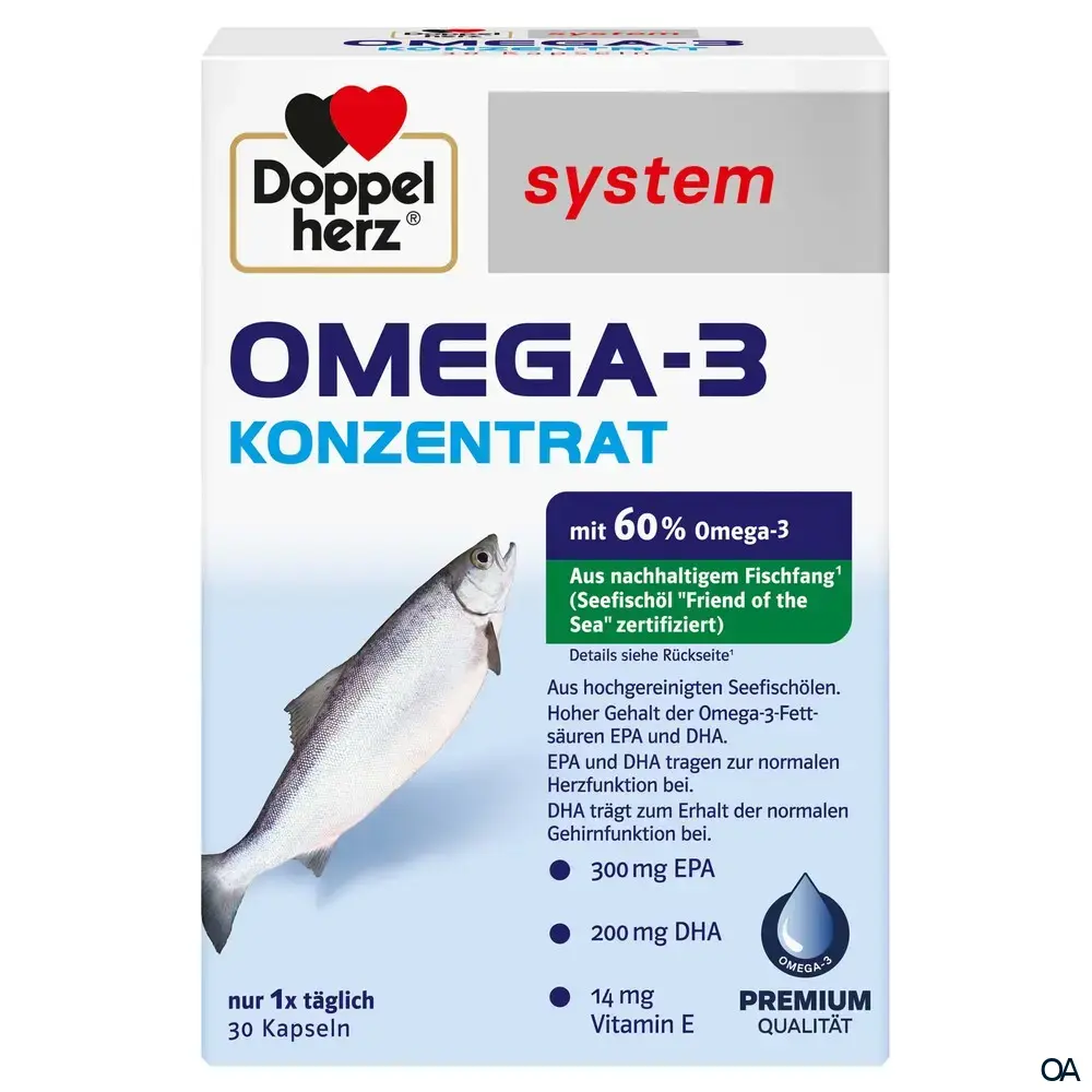 Doppelherz system OMEGA-3 KONZENTRAT Kapseln