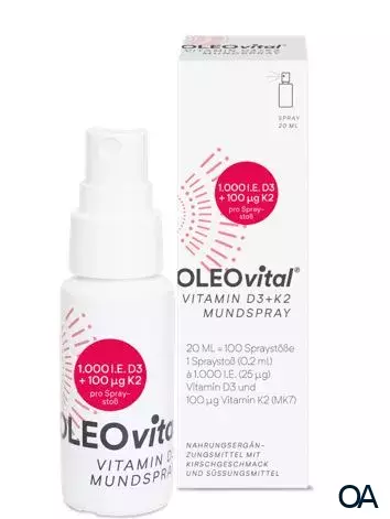OLEOvital® VITAMIN D3+K2 Mundspray  (1.000 I.E. + 100 µg) OLEOvital® VITAMIN D3+K2 Mundspray  (1.000 I.E. + 100 µg)