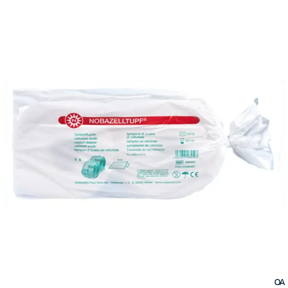 Nobazelltupf® Zellstofftupfer 4x 5 cm, 2 x 500 Stück
