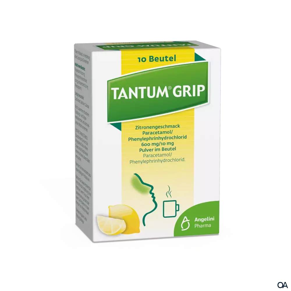Tantum Grip Zitronengeschmack 600 mg/10 mg Pulver