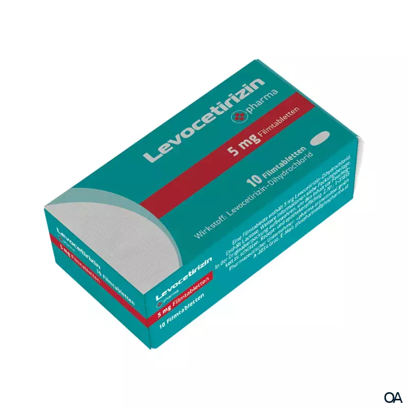 Levocetirizin +pharma 5 mg Filmtabletten
