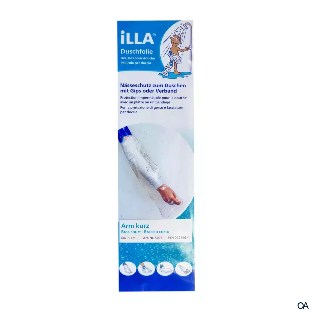 ILLA® Duschschutzfolien Arm kurz 60 x 25 cm