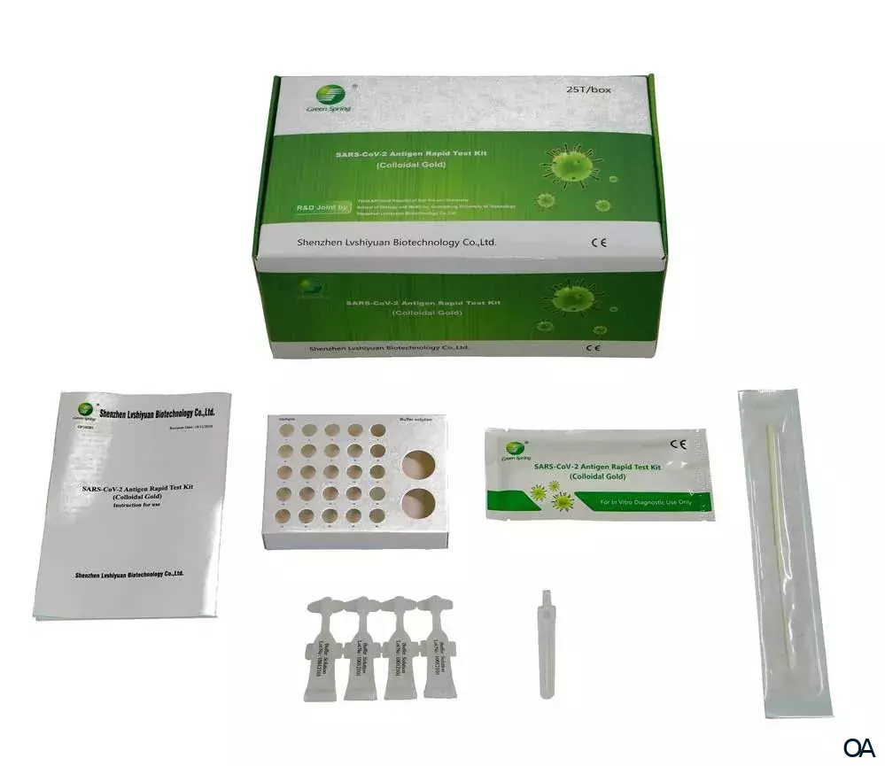 Green Spring® SARS-CoV-2 Antigen-Schnelltest-Set 4 in 1 Green Spring® SARS-CoV-2 Antigen-Schnelltest-Set 4 in 1