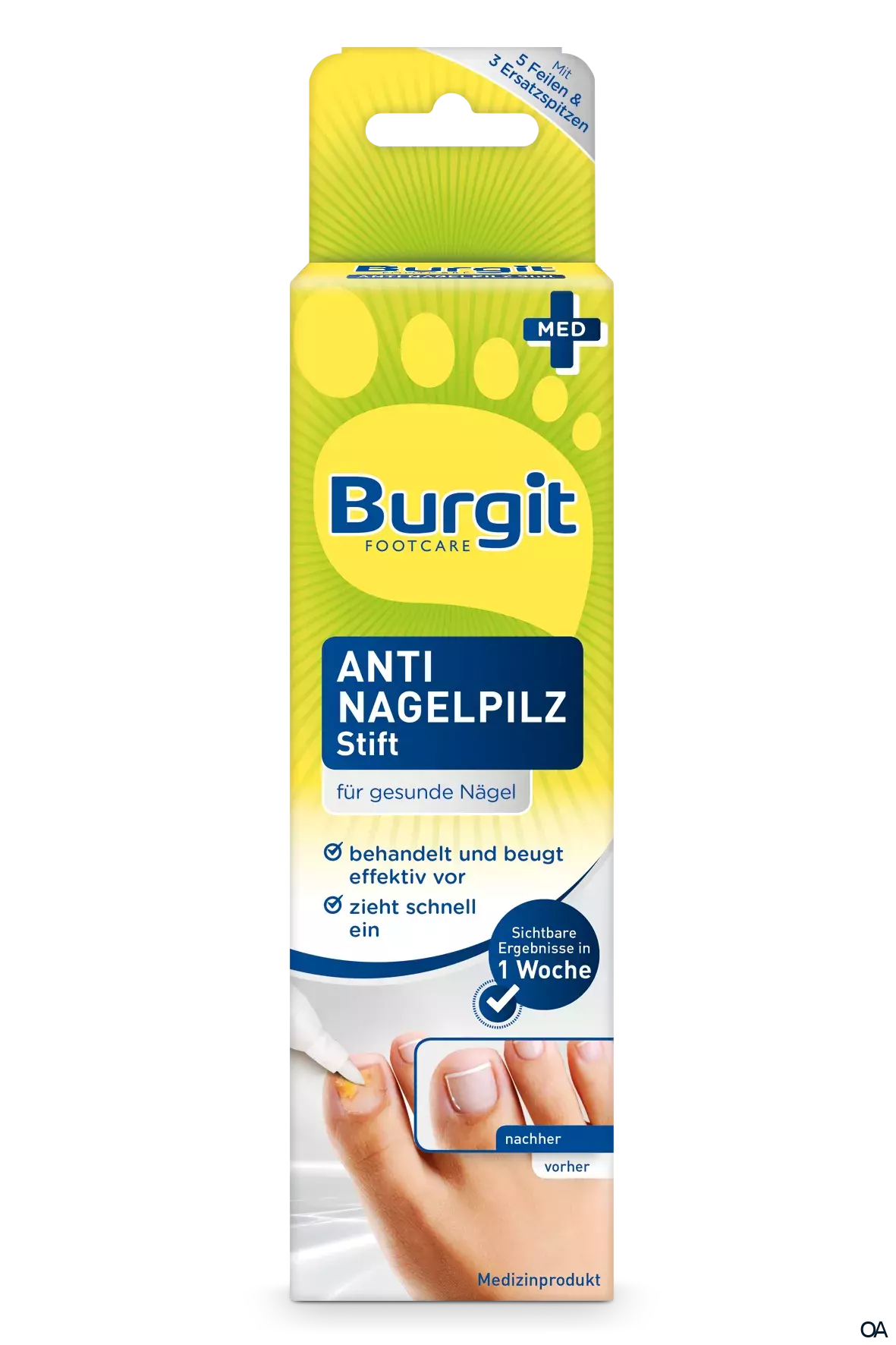 Burgit Footcare Anti Nagelpilz Stift Burgit Footcare Anti Nagelpilz Stift