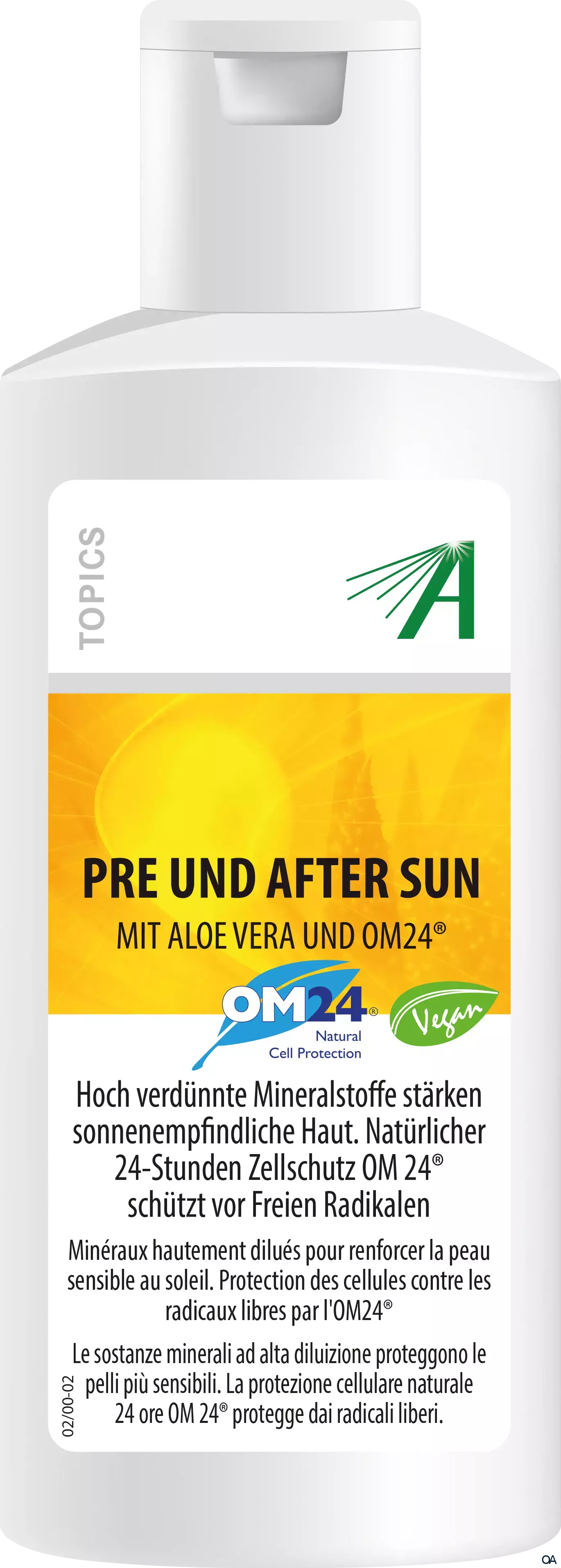 Adler Topics Pre und After Sun mit Aloe Vera und OM24® Adler Topics Pre und After Sun mit Aloe Vera und OM24®