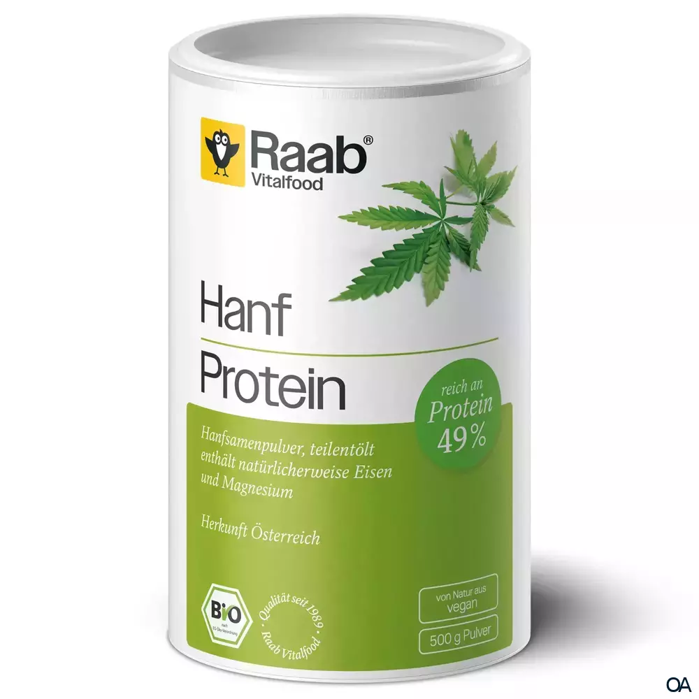 Raab® Vitalfood Bio Hanf Protein Pulver