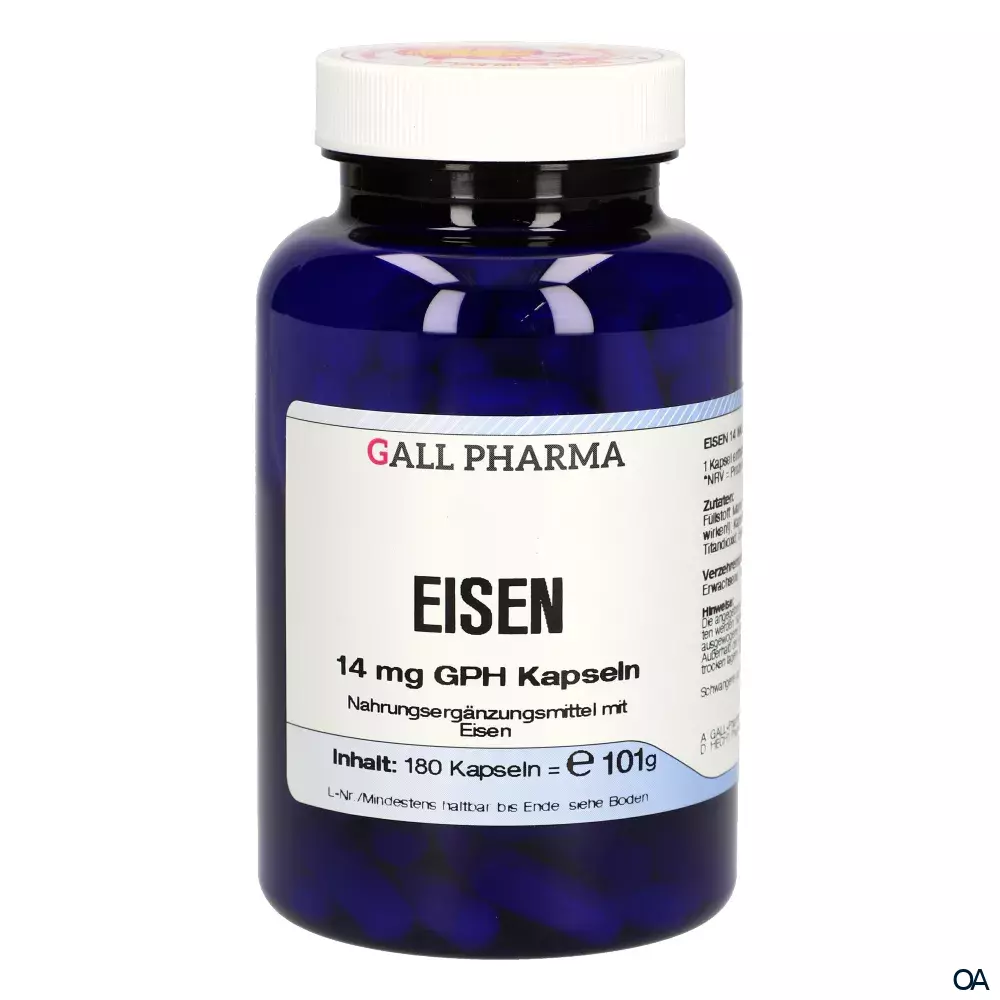 Gall Pharma Eisen 14 mg Kapseln