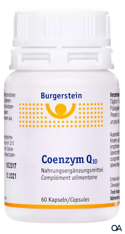 Burgerstein Coenzym Q10 30 mg Kapseln Burgerstein Coenzym Q10 30 mg Kapseln