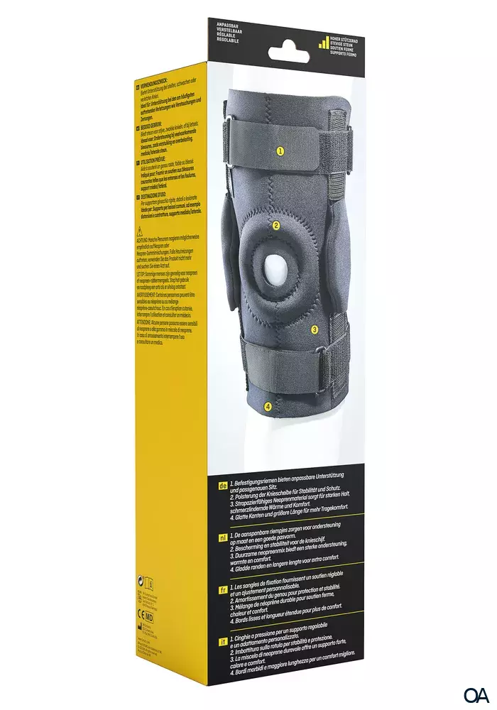FUTURO™ Sport Kniebandage mit seitlicher Gelenkschiene, verstellbar