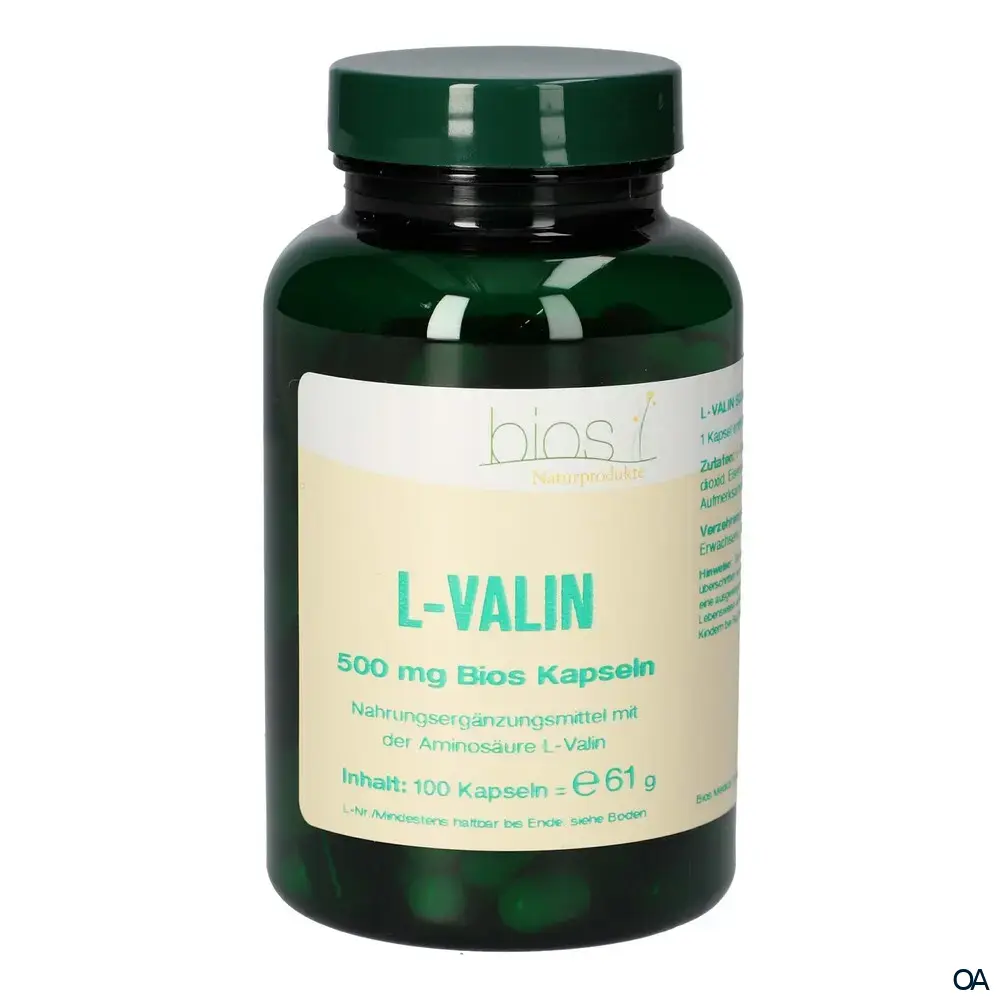Bios L-Valin 500 mg Kapseln