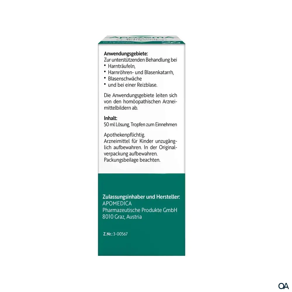 Apozema® Reizblasen Cantharis complex Nr. 26 Tropfen zum Einnehmen