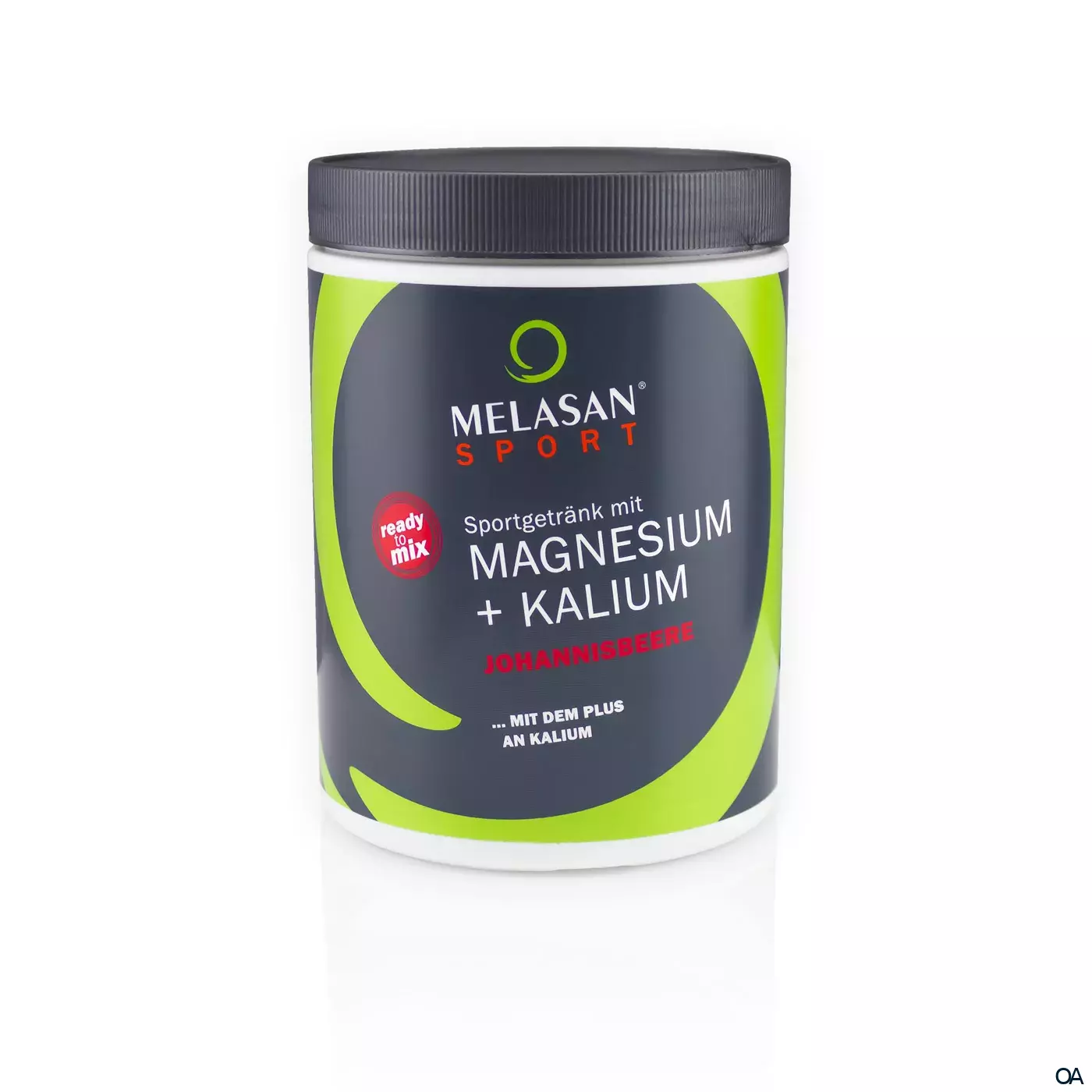 Melasan Sport Sportgetränk mit Magnesium + Kalium Pulver Johannisbeere