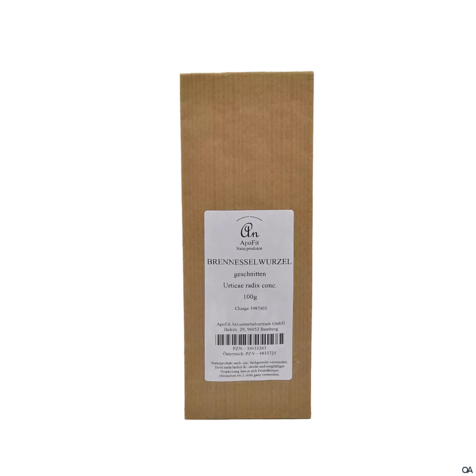 ApoFit Brennnesselwurzel geschnitten ApoFit Brennnesselwurzel geschnitten