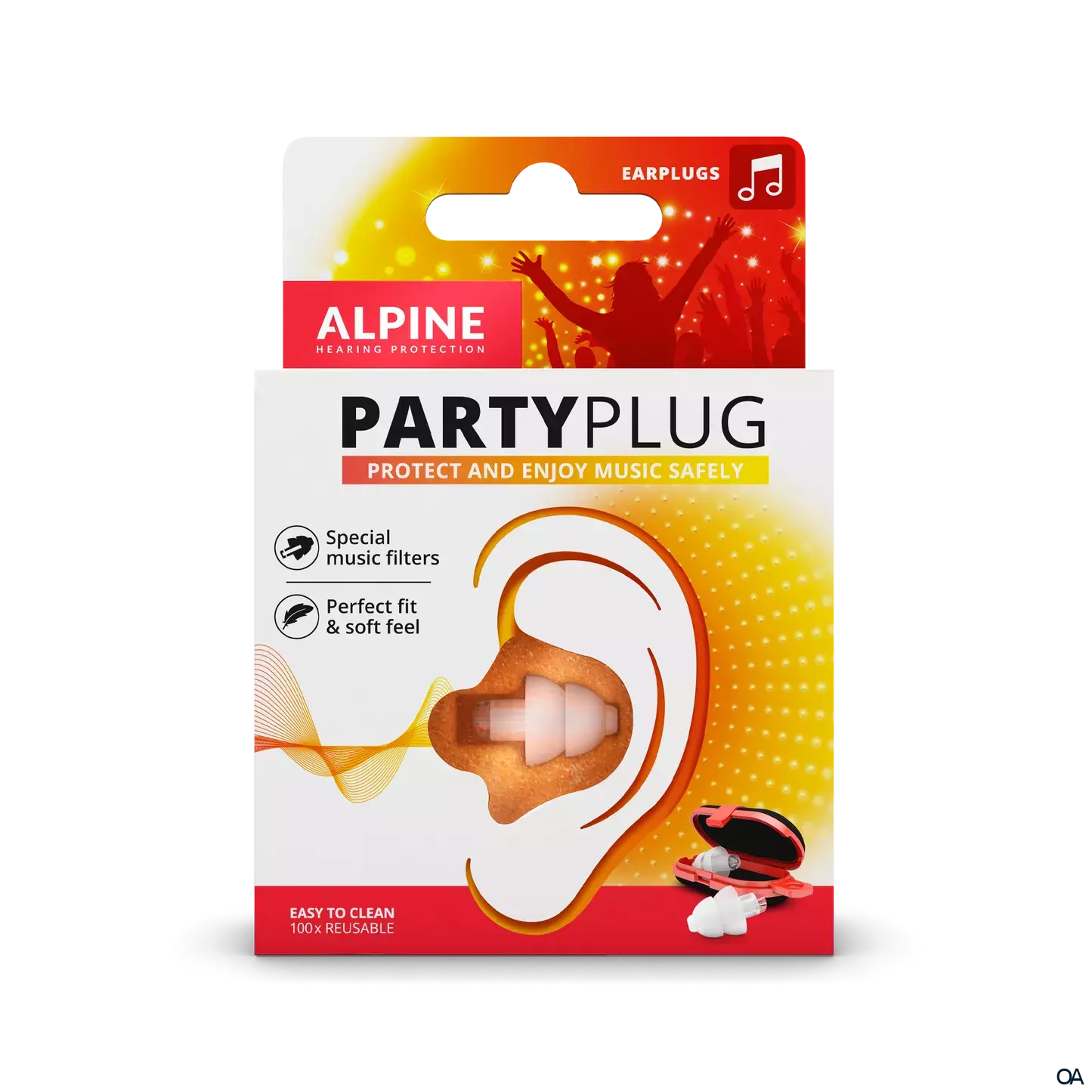 ALPINE Hearing Protection PartyPlug Ohrstöpsel ALPINE Hearing Protection PartyPlug Ohrstöpsel