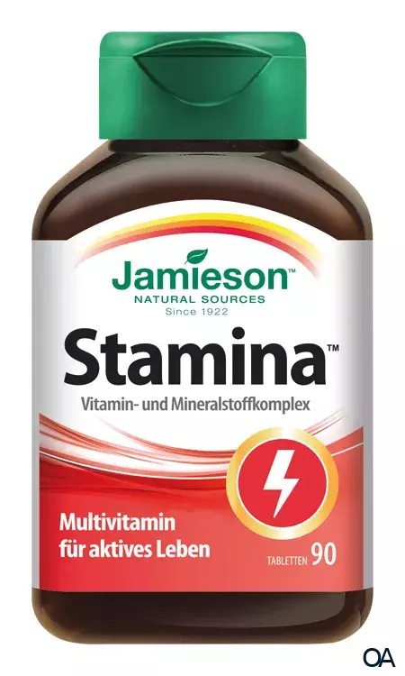 Jamieson Stamina Vitamin- und Mineralstoffkomplex Tabletten