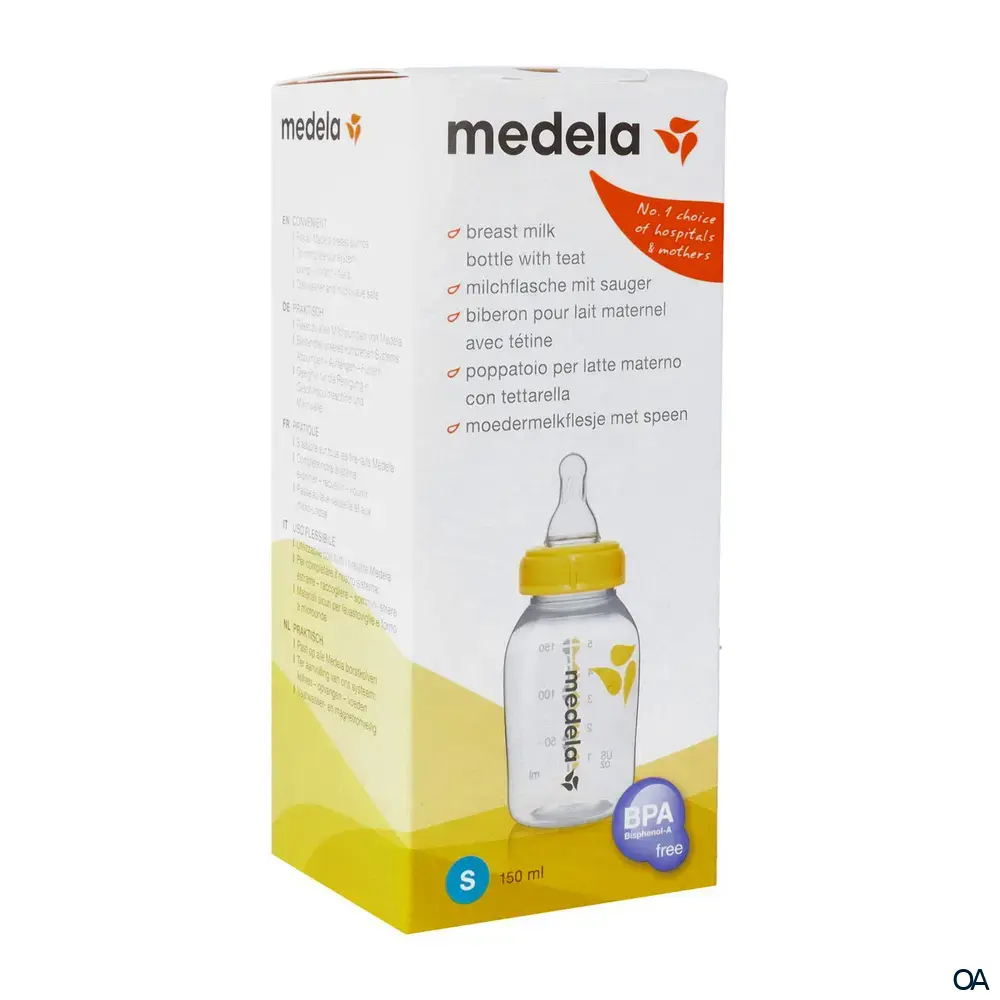 Medela Milchflasche 150 ml mit Sauger S