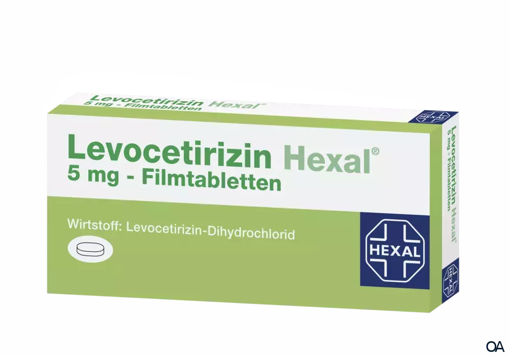 Levocetirizin Hexal® 5 mg Filmtabletten Levocetirizin Hexal® 5 mg Filmtabletten
