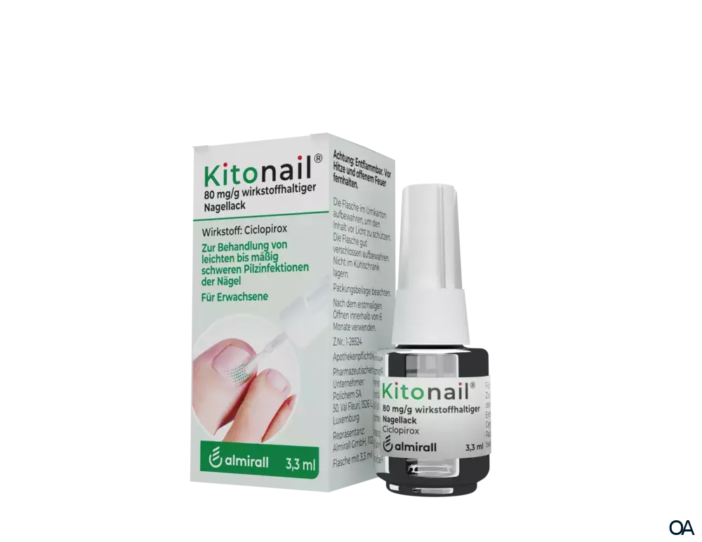 Kitonail 80 mg/g wirkstoffhaltiger Nagellack