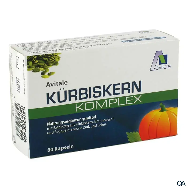 Avitale Kürbiskern Komplex Kapseln