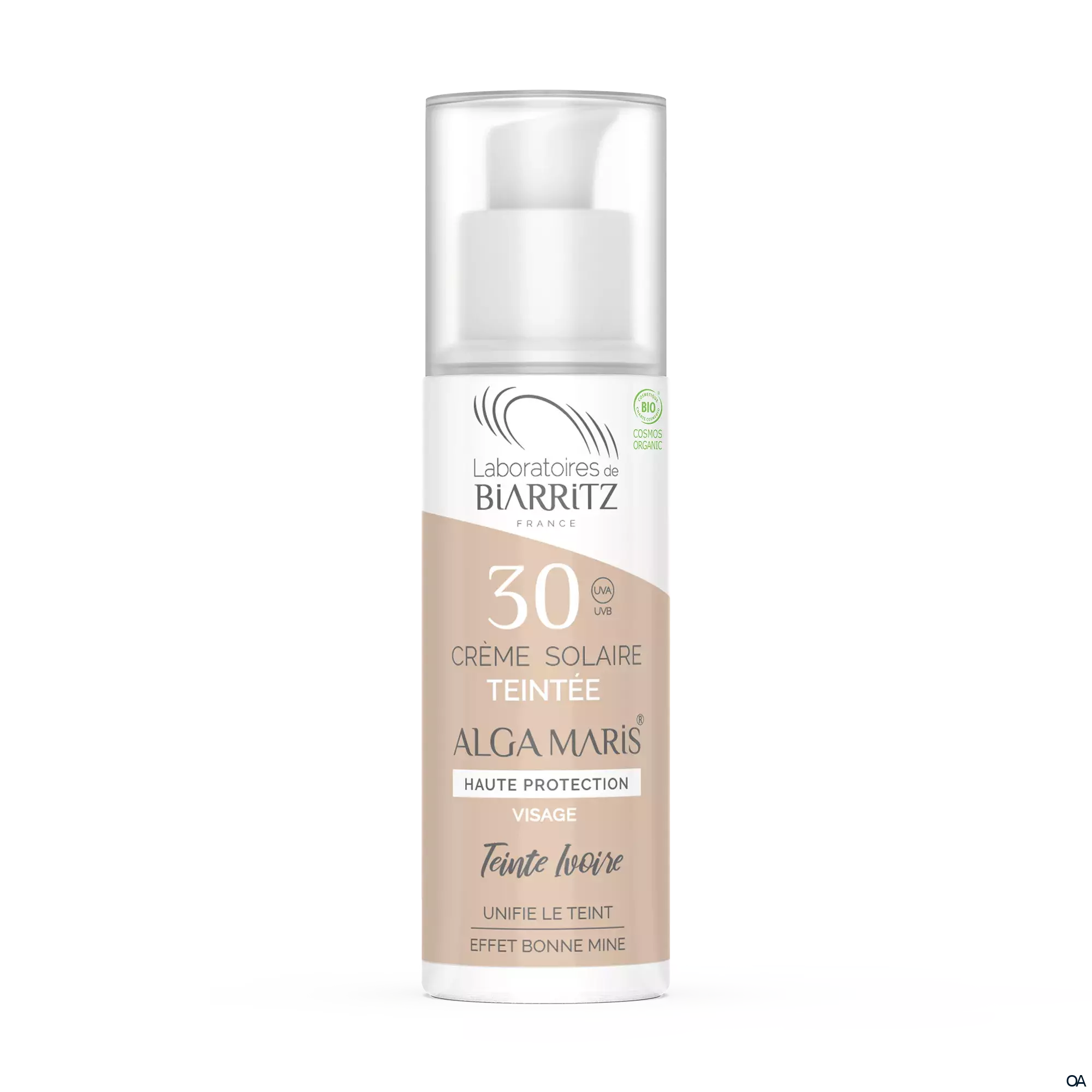 Alga Maris getönte Sonnencreme elfenbein Gesicht bio LSF 30 Alga Maris getönte Sonnencreme elfenbein Gesicht bio LSF 30