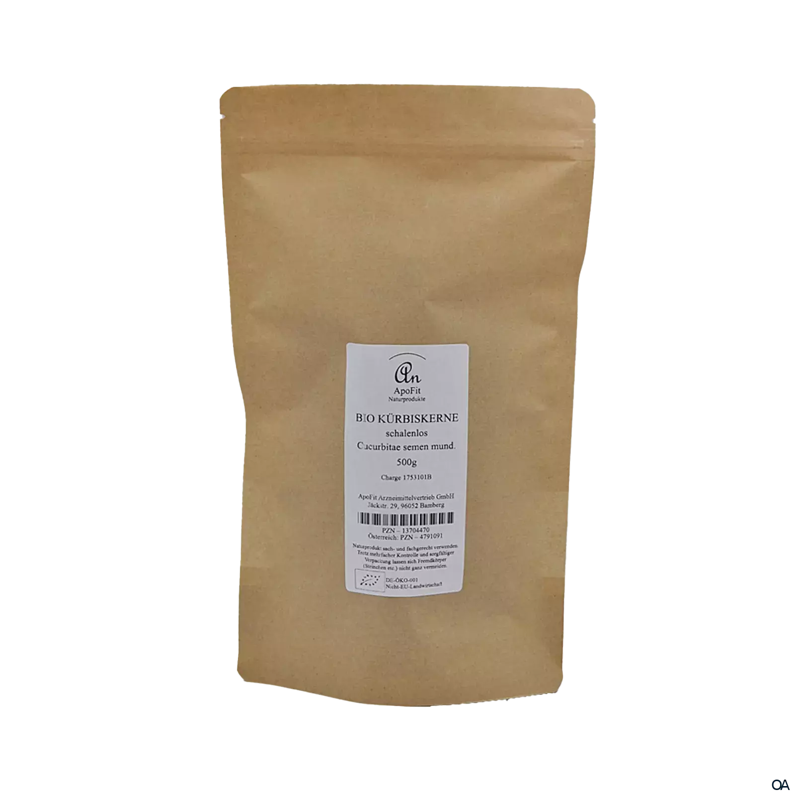 ApoFit Bio Kürbiskerne schalenlos ApoFit Bio Kürbiskerne schalenlos