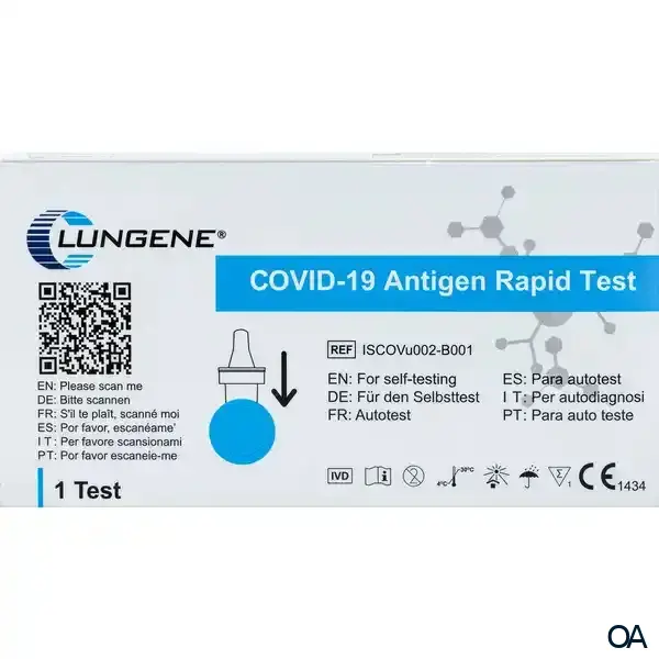 Clungene® COVID-19 Antigen Laien Rapid Schnelltest Clungene® COVID-19 Antigen Laien Rapid Schnelltest