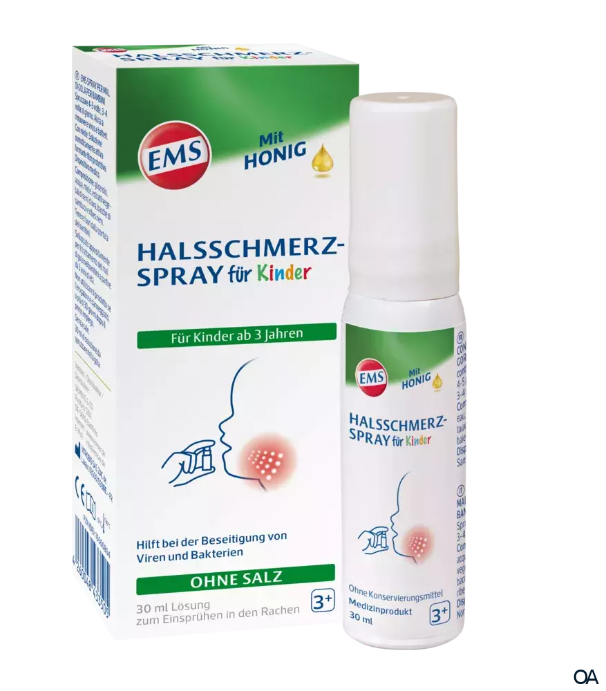 EMS Halsschmerz-Spray für Kinder mit Honig