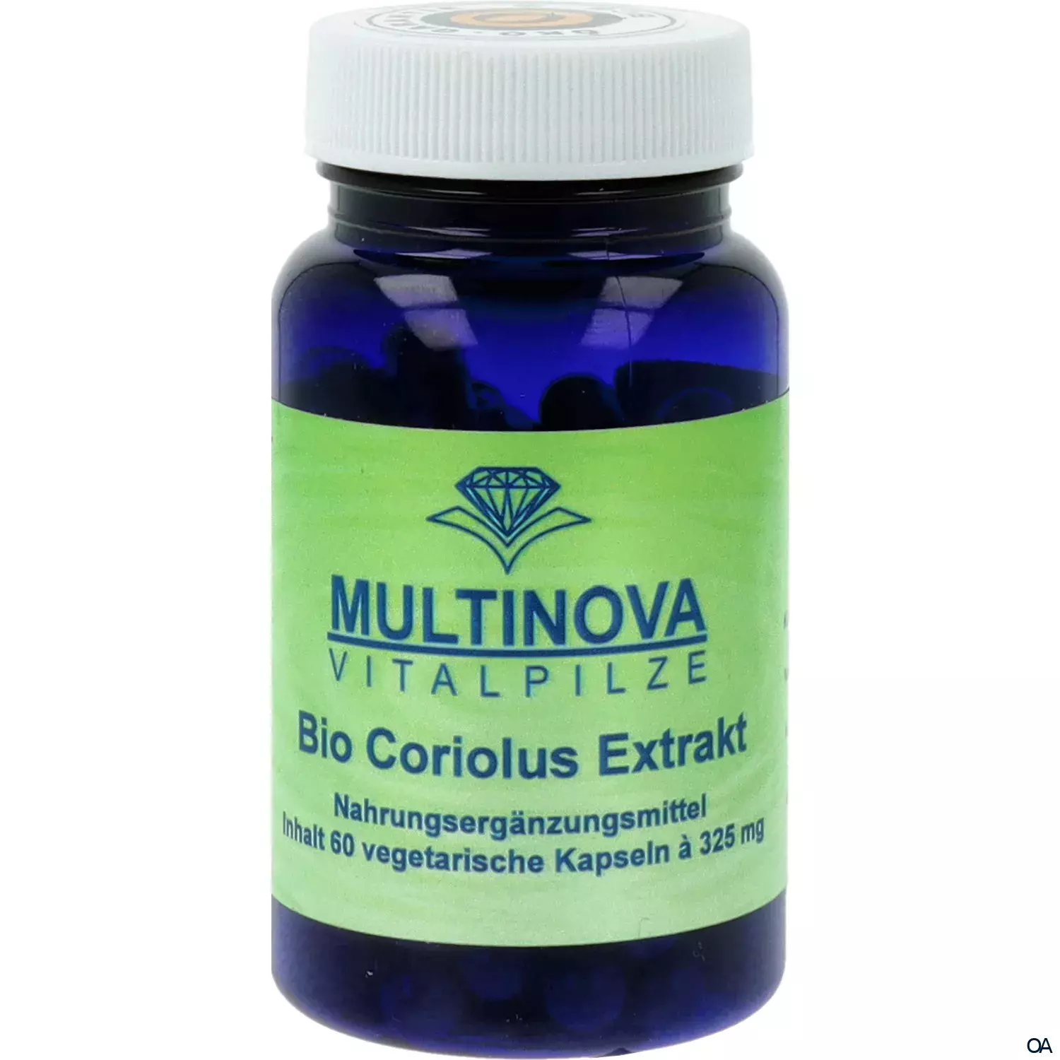 Multinova Bio Coriolus Extrakt Kapseln 