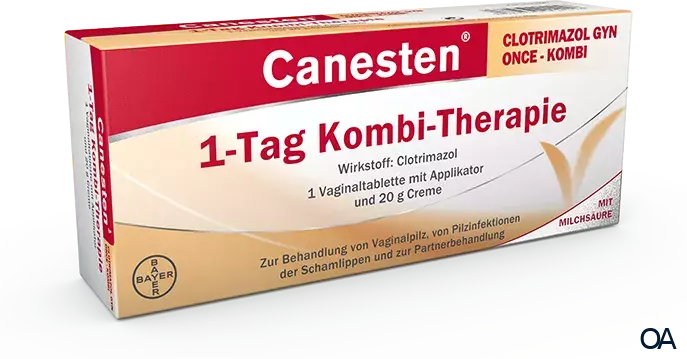 Canesten® Clotrimazol Gyn Once Kombi Canesten® Clotrimazol Gyn Once Kombi