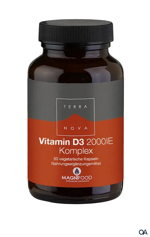Terra Nova Vitamin D3 2000 I.E. Komplex Kapseln